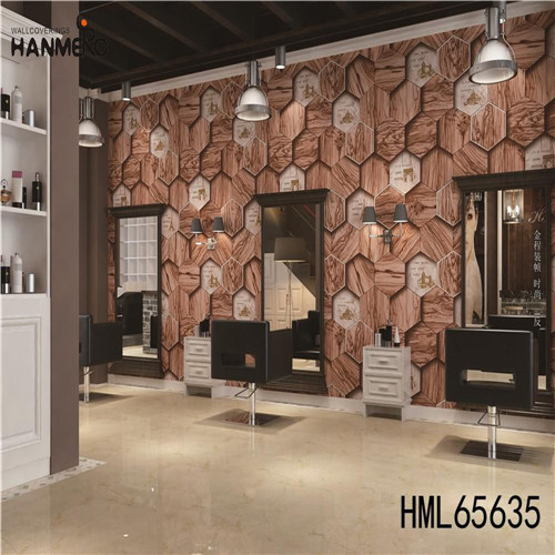 HANMERO Non-woven Stocklot Geometric Technology Modern 0.53*10M Exhibition wallpaper outlet online