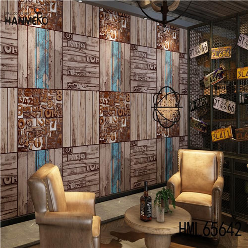 HANMERO Non-woven Stocklot Exhibition Technology Modern Geometric 0.53*10M wallpapers for home price