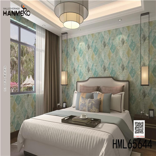 HANMERO Non-woven Stocklot Geometric Technology Exhibition Modern 0.53*10M wall covering wallpaper