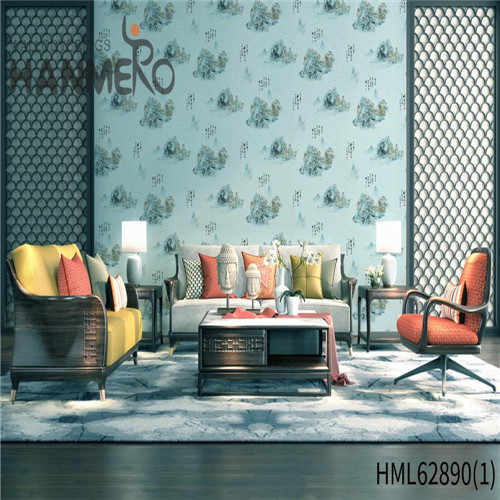 HANMERO Non-woven Photo Quality wallpaper buy online Flocking Pastoral Bed Room 0.53*10M Flowers