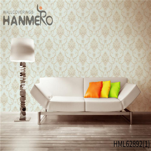 HANMERO Non-woven Photo Quality Flowers wallpaper retailers Pastoral Bed Room 0.53*10M Flocking