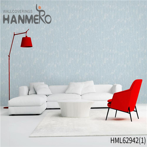 HANMERO Non-woven Photo Quality Bed Room Flocking Pastoral Flowers 0.53*10M nice wallpaper for home