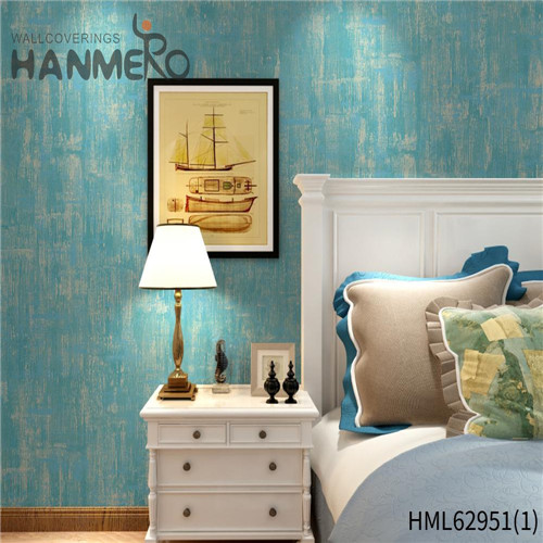 HANMERO Non-woven Photo Quality Flowers Bed Room Pastoral Flocking 0.53*10M amazing wallpaper for home
