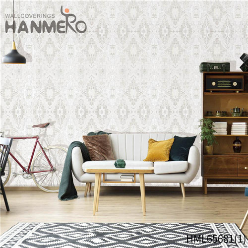 HANMERO PVC Top Grade Stripes 1.06*15.6M European Exhibition Deep Embossed pattern wallpaper for home