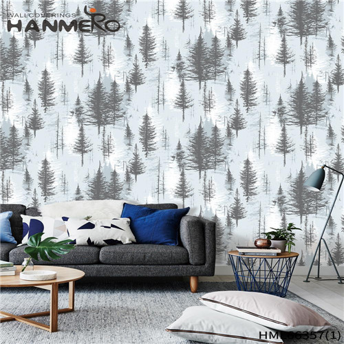 HANMERO Non-woven Simple Landscape Technology wallpaper house Hallways 0.53*10M Pastoral