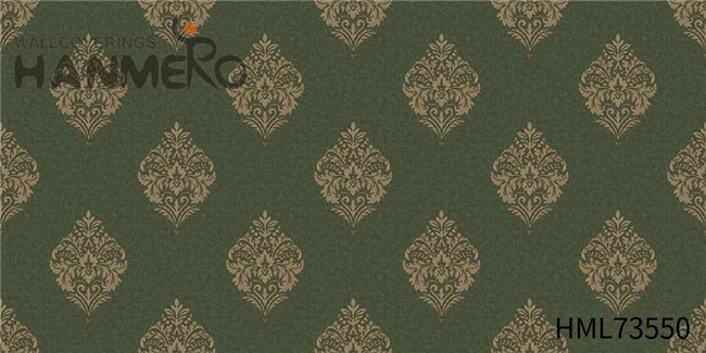 HANMERO Cheap PVC Pastoral Church 1.06*15.6M wallpaper for decorating walls Flowers Technology