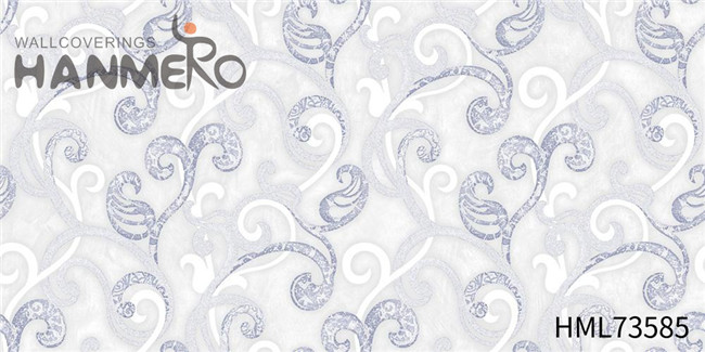 HANMERO PVC Manufacturer Flowers Technology European Lounge rooms 1.06*15.6M wallpaper design