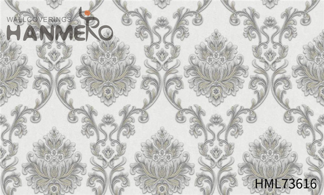 HANMERO Manufacturer PVC 1.06*15.6M buy wallpaper border European Lounge rooms Flowers Technology