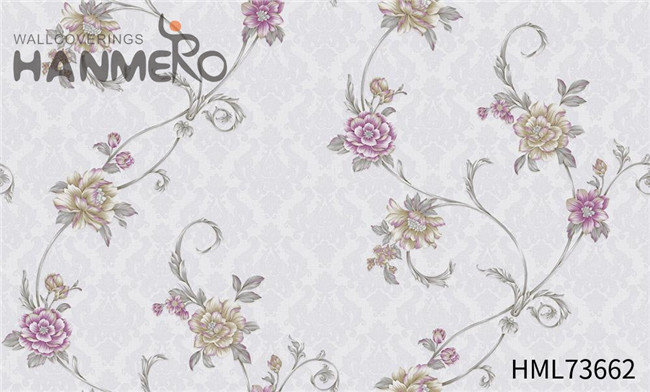 HANMERO PVC 1.06*15.6M Flowers Technology Pastoral Lounge rooms Stocklot bedroom wallpaper ideas