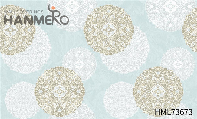 HANMERO PVC Pastoral Flowers Technology Stocklot Lounge rooms 1.06*15.6M decorative wall borders