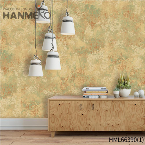 HANMERO Non-woven Exported Flowers Flocking European room wallpaper design 0.53*10M Restaurants