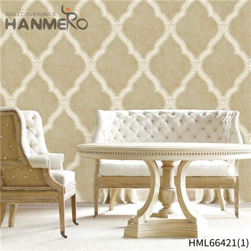 HANMERO Non-woven Exported Flowers Flocking Restaurants European 0.53*10M online shopping for wallpapers