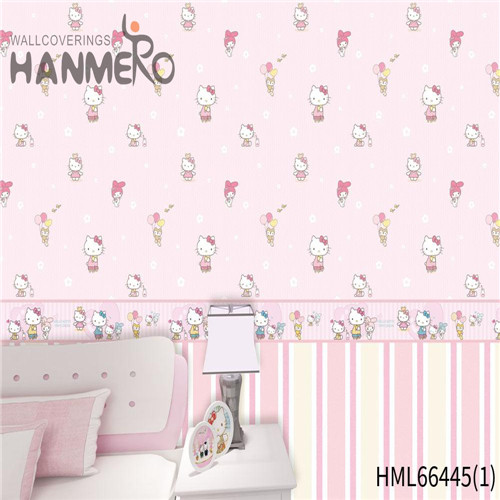 HANMERO Non-woven The Lasest 0.53*10M Technology Kids Restaurants Cartoon wallpaper for living room