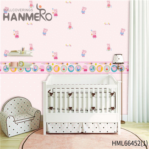 HANMERO Non-woven The Lasest Restaurants Technology Kids Cartoon 0.53*10M designer wallpaper for home