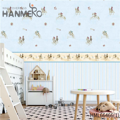 HANMERO Non-woven Technology Cartoon The Lasest Kids Restaurants 0.53*10M home wallpaper decor