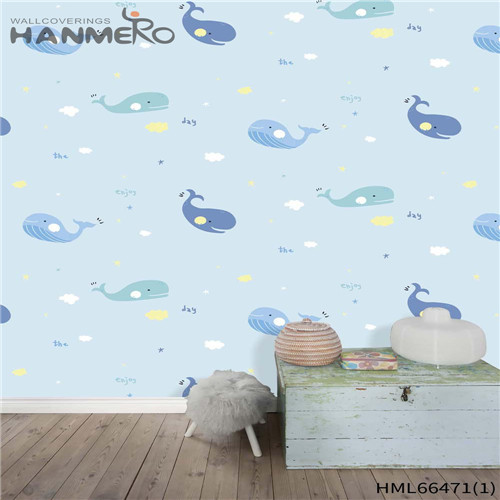 HANMERO 0.53*10M designer wallpapers for bedrooms Cartoon Technology Kids Restaurants The Lasest Non-woven