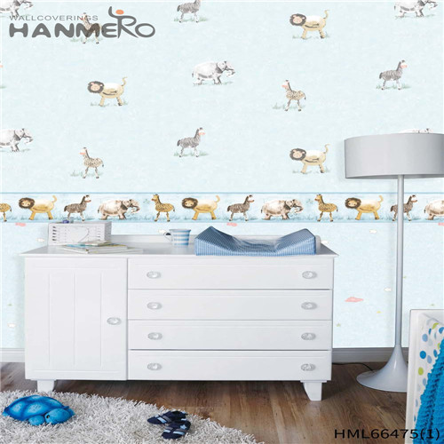 HANMERO The Lasest Non-woven Cartoon 0.53*10M wallpaper for the wall Restaurants Technology Kids