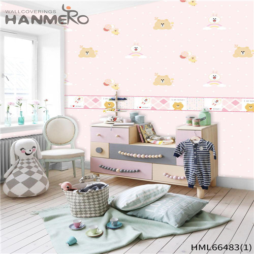 HANMERO The Lasest Non-woven Cartoon Restaurants 0.53*10M buy designer wallpaper online Kids Technology