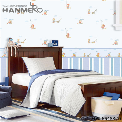 HANMERO The Lasest Kids Restaurants 0.53*10M at home wallpaper Cartoon Technology Non-woven