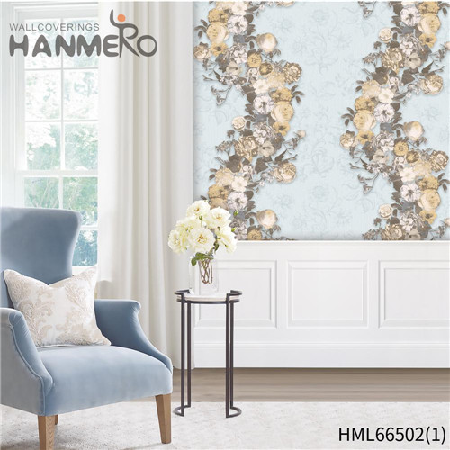 HANMERO wallpaper sale Seller Flowers Deep Embossed Pastoral Living Room 0.53*10M PVC