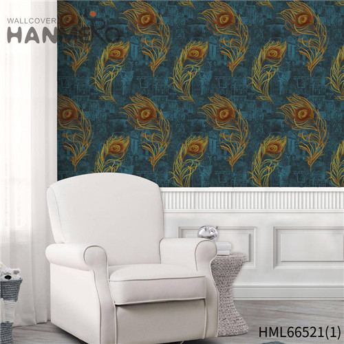 HANMERO PVC Seller Flowers Deep Embossed 0.53*10M Living Room Pastoral wallpaper designs for home interiors