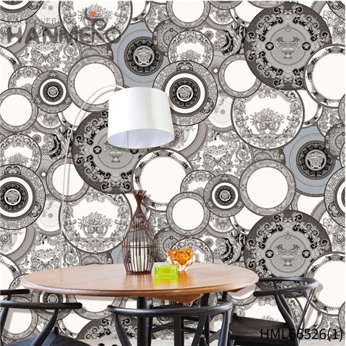 HANMERO Living Room Seller Flowers Deep Embossed Pastoral PVC 0.53*10M home wallpaper decor