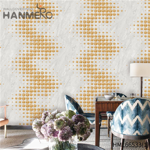 HANMERO PVC Seller Flowers Deep Embossed Living Room Pastoral 0.53*10M modern wallpaper online