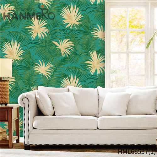 HANMERO PVC Pastoral Flowers Deep Embossed Seller Living Room 0.53*10M home wallpaper ideas