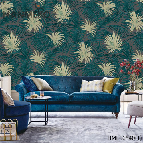 HANMERO PVC Seller Flowers Pastoral Deep Embossed Living Room 0.53*10M wallpaper design in bedroom