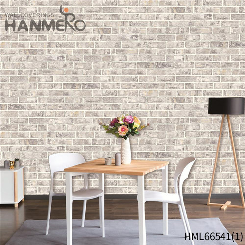 HANMERO PVC Photo Quality Brick Deep Embossed European Nightclub 0.53*10M modern wallpaper