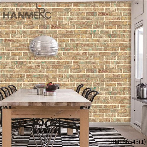 HANMERO border wallpaper Photo Quality Brick Deep Embossed European Nightclub 0.53*10M PVC