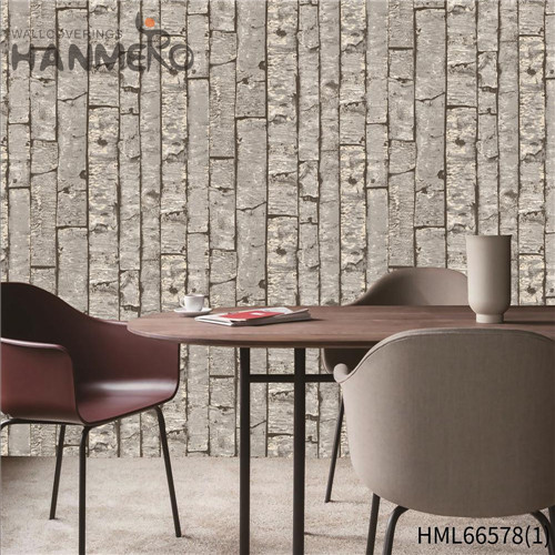 HANMERO European Photo Quality Brick Deep Embossed PVC Nightclub 0.53*10M wallpapers room walls