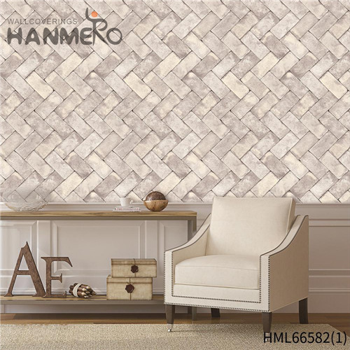 HANMERO PVC European Brick Deep Embossed Photo Quality Nightclub 0.53*10M interior wallpaper design ideas