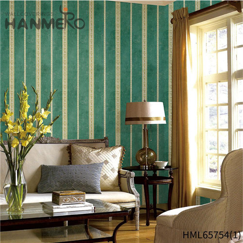 HANMERO Non-woven 0.53M Flowers Bronzing European Living Room High Quality designer home wallpaper