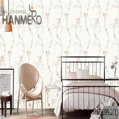 HANMERO PVC Exported Flowers Deep Embossed wallpaper for room walls TV Background 0.53*10M European