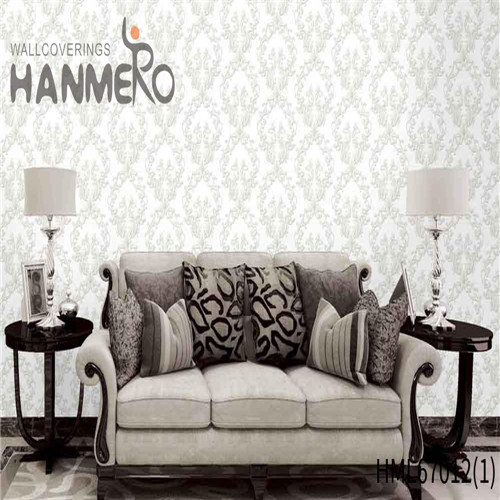 HANMERO TV Background Exported Flowers Deep Embossed European PVC 0.53*10M nice wallpaper for home
