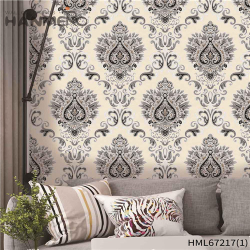 HANMERO PVC Manufacturer Geometric Technology European Exhibition 0.53*10M room wallpaper