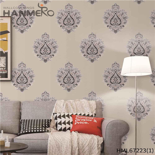 HANMERO PVC decorative wallpaper Geometric Technology European Exhibition 0.53*10M Manufacturer