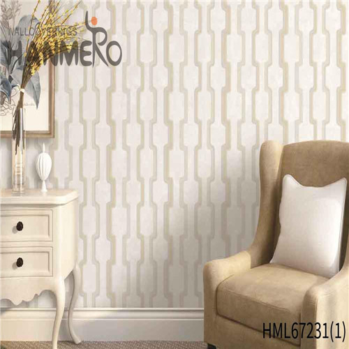 HANMERO PVC Manufacturer Geometric Technology European room wallpaper design 0.53*10M Exhibition