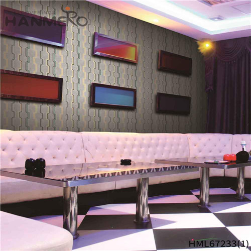 HANMERO PVC Manufacturer Geometric Technology European Exhibition wallpaper room 0.53*10M