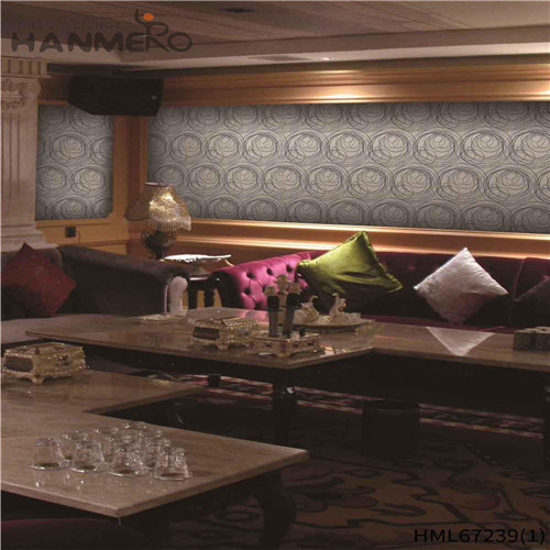 HANMERO PVC Manufacturer 0.53*10M Technology European Exhibition Geometric wallpaper room design