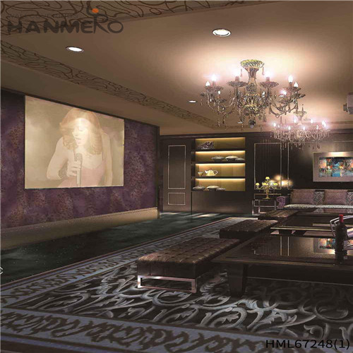 HANMERO PVC Manufacturer Geometric Technology 0.53*10M Exhibition European wallpaper for interior