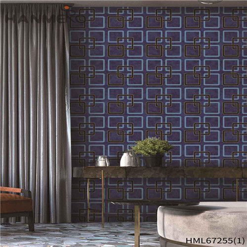 HANMERO PVC Exhibition Geometric Technology European Manufacturer 0.53*10M design wallpaper for walls