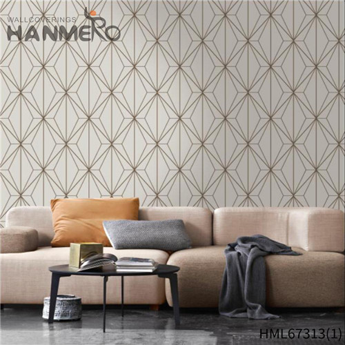 HANMERO PVC 1.06*15.6M Geometric Technology Modern Lounge rooms Fancy where to buy temporary wallpaper