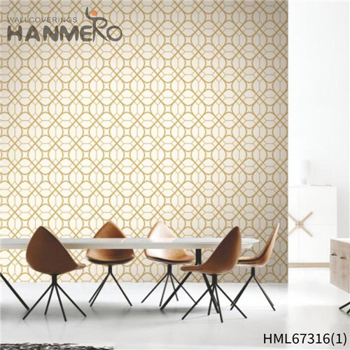 HANMERO PVC Fancy 1.06*15.6M Technology Modern Lounge rooms Geometric wallpaper for interior