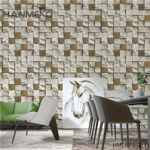 HANMERO PVC Fancy Modern Technology Geometric Lounge rooms 1.06*15.6M wallpaper design in bedroom