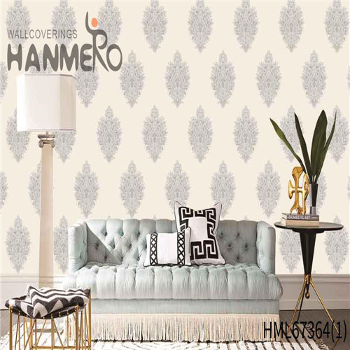 HANMERO PVC photo wallpaper Flowers Deep Embossed Pastoral House 0.53*10M New Design