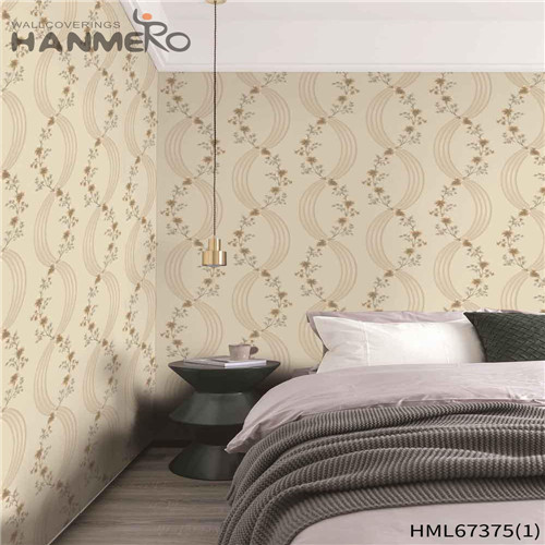 HANMERO PVC New Design Flowers Deep Embossed order wallpaper online House 0.53*10M Pastoral