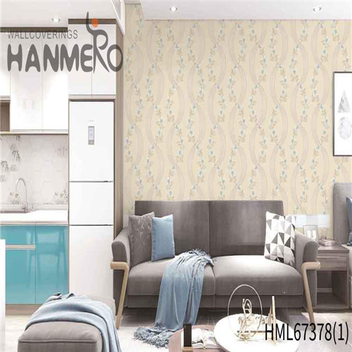 HANMERO PVC New Design Flowers Deep Embossed Pastoral wallpaper wallpaper wallpaper 0.53*10M House