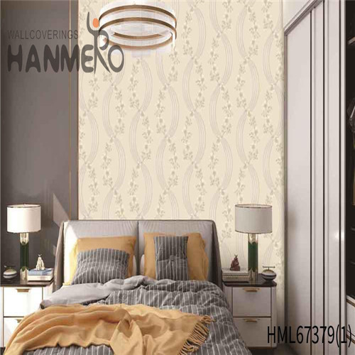 HANMERO PVC New Design Flowers Deep Embossed Pastoral House wall wallpaper designs 0.53*10M